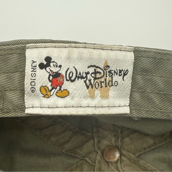 VINTAGE Walt Disney World Mickey Surf Board Baseball Dad Hat Cap Adult Size WDW - Picture 5 of 6